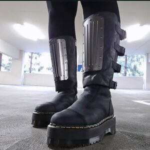 Dr. Martens Jadon Max Boot Hi Buckle Platforms